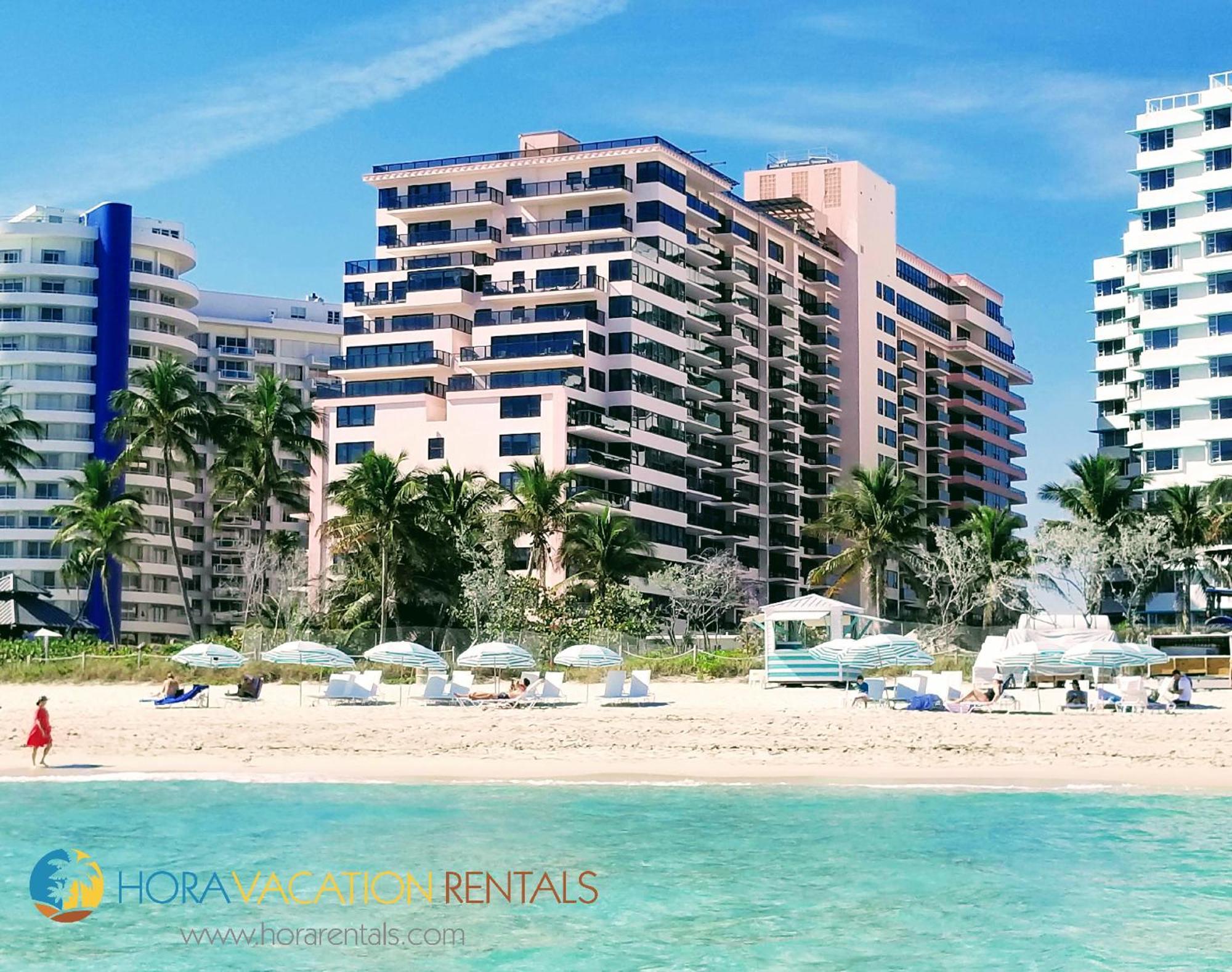 Deluxe Beach Resort - Hora Rentals マイアミビーチ エクステリア 写真
